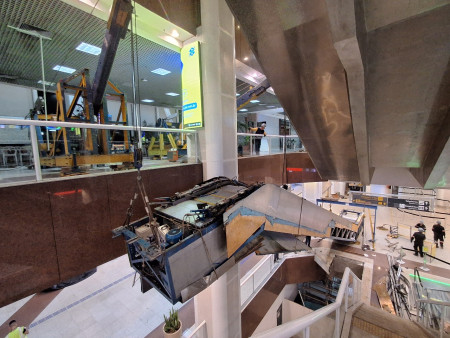 Substituição das Escadas Rolantes Terminal de Embarque